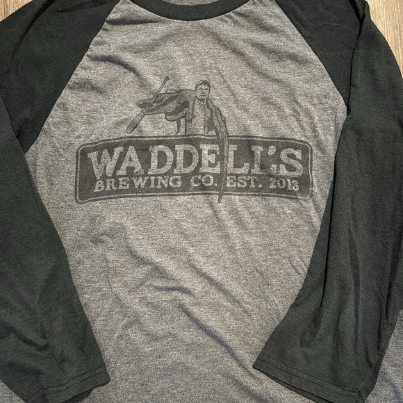 WADDELLS BREWING CO BASEBALL TEE (L) - Picture 3 of 6